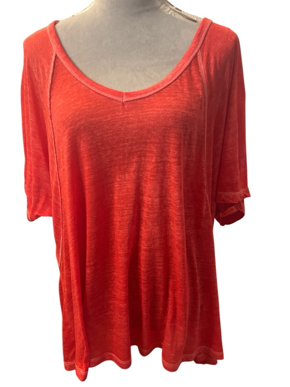 Calvin Klein Jeans Bright Red Crew Tee